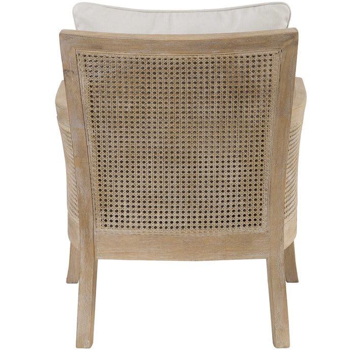 Encore Arm Chair Sandstone-Furniture-Uttermost-Lighting Design Store
