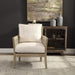 Encore Arm Chair Sandstone-Furniture-Uttermost-Lighting Design Store