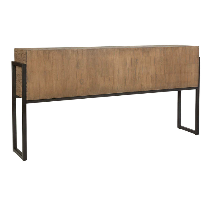 Nevis Sofa Table Aged Iron-Furniture-Uttermost-Lighting Design Store