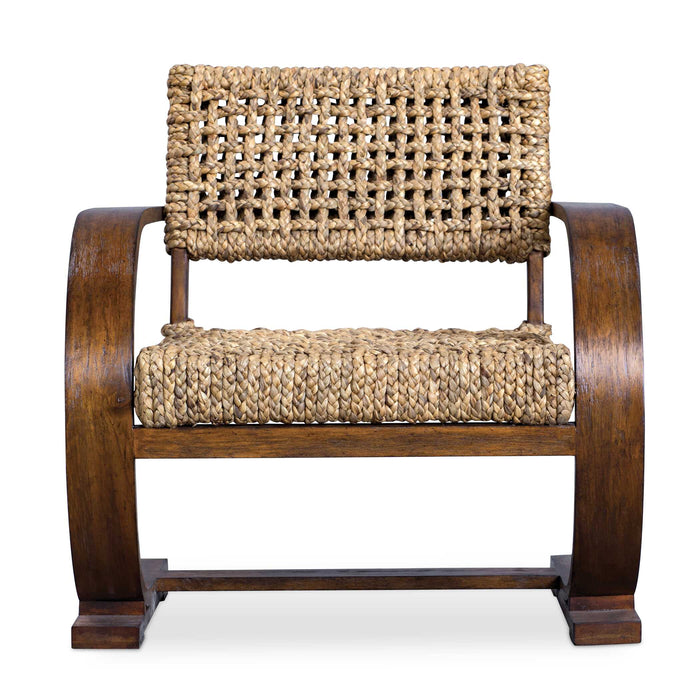 Rehema Accent Chair Natural Woven Banana-Furniture-Uttermost-Lighting Design Store