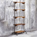 Rhordyn Etagere Aged Gunmetal-Furniture-Uttermost-Lighting Design Store