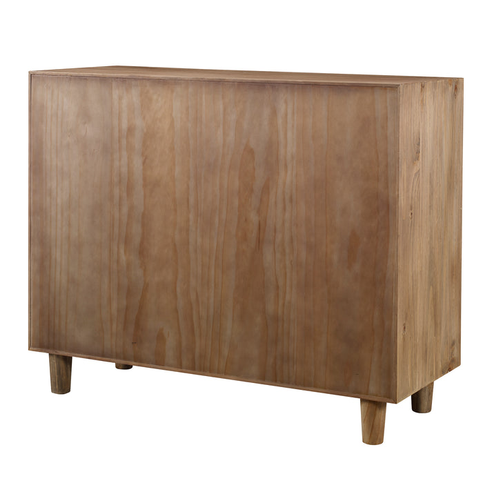 Crawford Accent Chest Natural Light Oak Rustic Stain-Furniture-Uttermost-Lighting Design Store