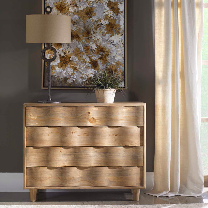 Crawford Accent Chest Natural Light Oak Rustic Stain-Furniture-Uttermost-Lighting Design Store