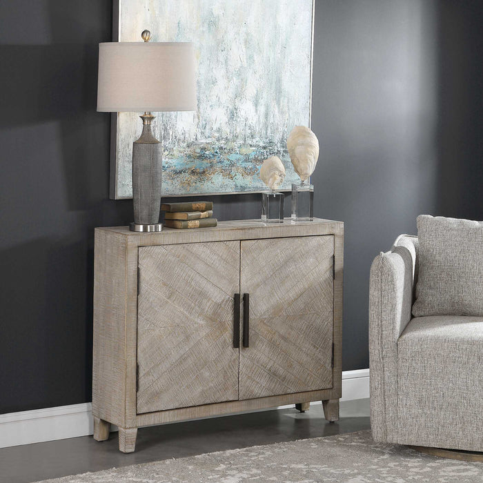 Adalind Accent Cabinet White Washed Glaze-Furniture-Uttermost-Lighting Design Store