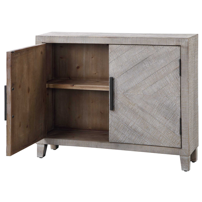 Adalind Accent Cabinet White Washed Glaze-Furniture-Uttermost-Lighting Design Store
