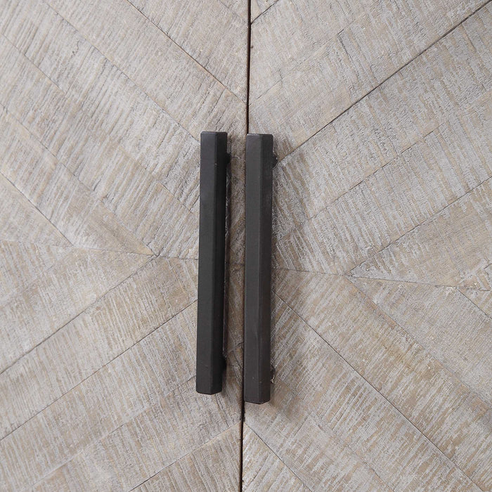 Adalind Accent Cabinet White Washed Glaze-Furniture-Uttermost-Lighting Design Store