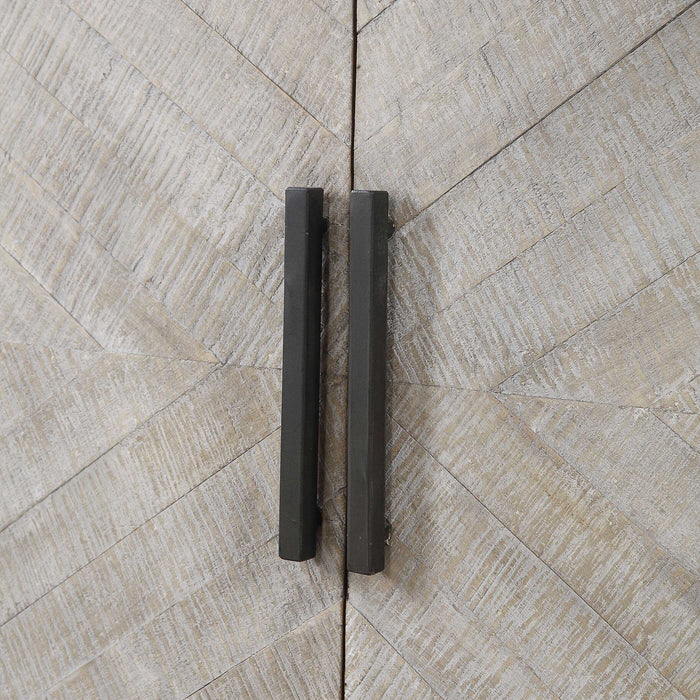 Adalind Accent Cabinet White Washed Glaze-Furniture-Uttermost-Lighting Design Store