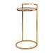 Cailin Accent Table Bright Gold Leaf-Furniture-Uttermost-Lighting Design Store