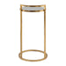 Cailin Accent Table Bright Gold Leaf-Furniture-Uttermost-Lighting Design Store