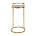 Cailin Accent Table Bright Gold Leaf-Furniture-Uttermost-Lighting Design Store