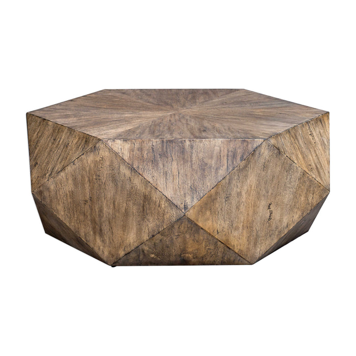 Volker Coffee Table Burnished Honey-Furniture-Uttermost-Lighting Design Store