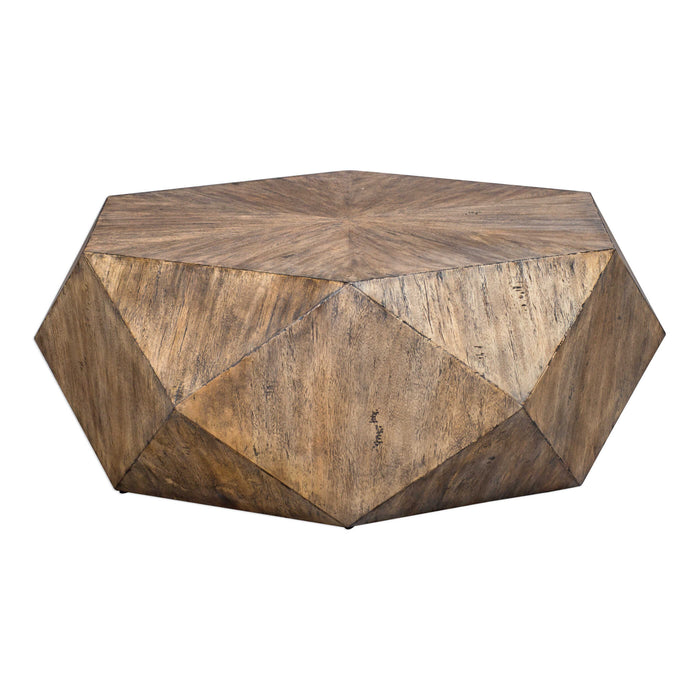 Volker Coffee Table Burnished Honey-Furniture-Uttermost-Lighting Design Store