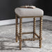 Pryce Counter Stool Light Walnut-Furniture-Uttermost-Lighting Design Store