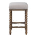 Pryce Counter Stool Light Walnut-Furniture-Uttermost-Lighting Design Store