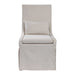 Coley Arm Chair Off White Linen-Furniture-Uttermost-Lighting Design Store