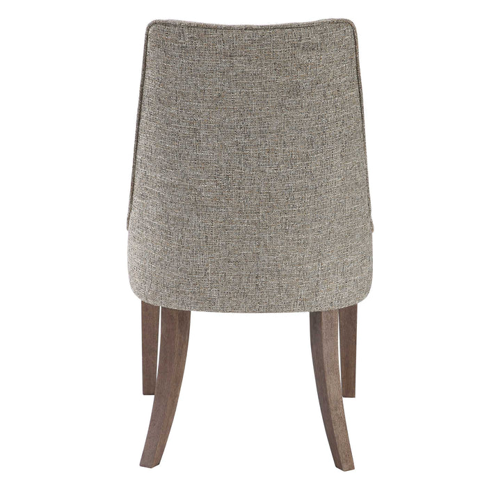 Daxton Arm Chair Dark Walnut-Furniture-Uttermost-Lighting Design Store