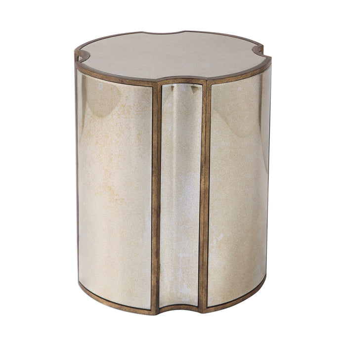 Harlow Accent Table Antique Brass-Furniture-Uttermost-Lighting Design Store