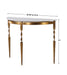 Imelda Console Table Antiqued Gold-Furniture-Uttermost-Lighting Design Store