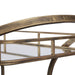 Stassi Serving Cart Antiqued Gold-Furniture-Uttermost-Lighting Design Store