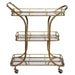 Stassi Serving Cart Antiqued Gold-Furniture-Uttermost-Lighting Design Store