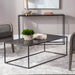 Coreene Coffee Table Aged Black Iron-Furniture-Uttermost-Lighting Design Store