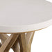 Marnie Accent Table Mixed Woods With An Natural Ivory-Furniture-Uttermost-Lighting Design Store