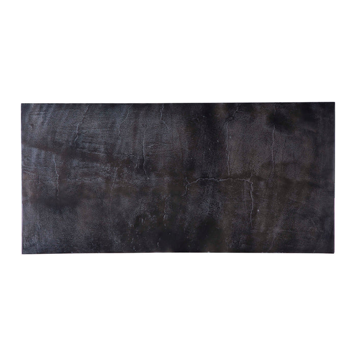 Coreene Console Table Aged Black Iron-Furniture-Uttermost-Lighting Design Store