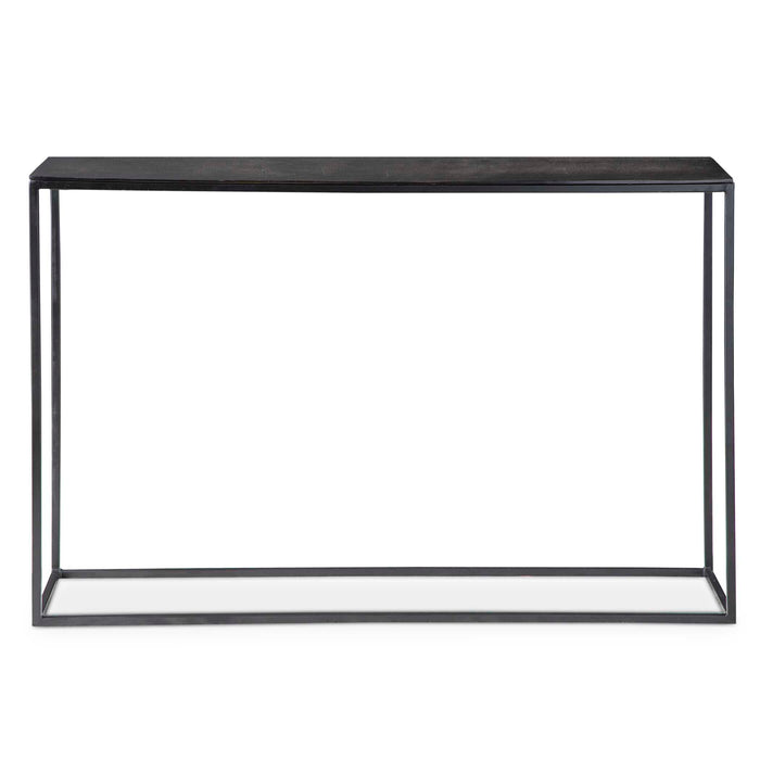 Coreene Console Table Aged Black Iron-Furniture-Uttermost-Lighting Design Store