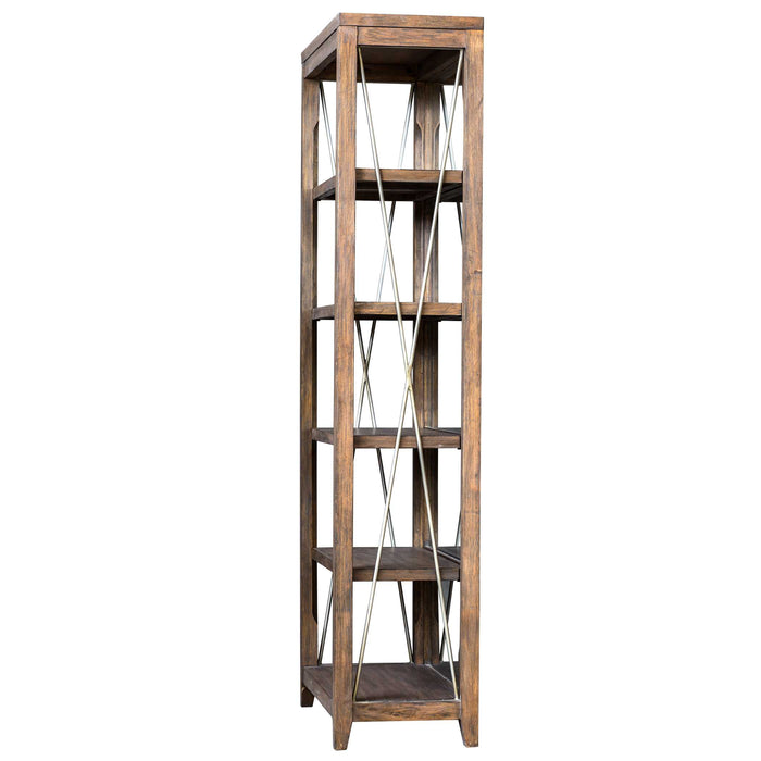 Delancey Etagere Antique Pewter-Furniture-Uttermost-Lighting Design Store