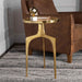 Kenna Accent Table Textured Soft Gold-Furniture-Uttermost-Lighting Design Store