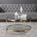 Kellen Coffee Table Stainless Steel-Furniture-Uttermost-Lighting Design Store