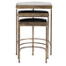 India Nesting Tables, Set/3 Antique Brushed Gold-Furniture-Uttermost-Lighting Design Store