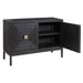 Aiken Cabinet Brushed Brass-Furniture-Uttermost-Lighting Design Store