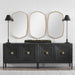Aiken Cabinet Brushed Brass-Furniture-Uttermost-Lighting Design Store