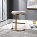 Ivanna Counter Stool Antique Gold Leaf-Furniture-Uttermost-Lighting Design Store