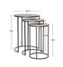 Erik Nesting Tables, Set/3 Antique Nickel-Furniture-Uttermost-Lighting Design Store