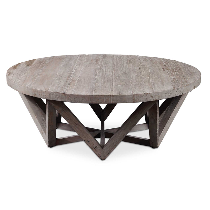 Kendry Coffee Table Natural Wood-Furniture-Uttermost-Lighting Design Store