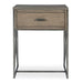 Cartwright Side Table Brushed Pewter-Furniture-Uttermost-Lighting Design Store