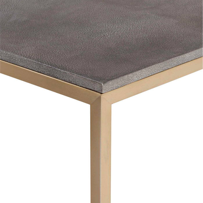 Trebon Coffee Table Stainless Steel-Furniture-Uttermost-Lighting Design Store
