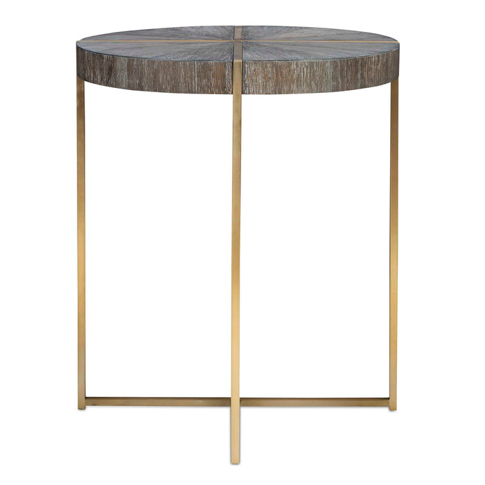 Taja Accent Table Stainless Steel-Furniture-Uttermost-Lighting Design Store