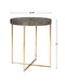 Taja Accent Table Stainless Steel-Furniture-Uttermost-Lighting Design Store