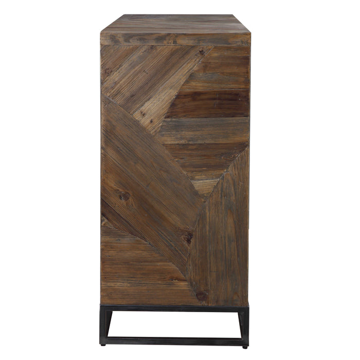 Evros Cabinet Forged Iron-Furniture-Uttermost-Lighting Design Store