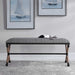 Braddock Bench Cream-Furniture-Uttermost-Lighting Design Store