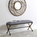 Braddock Bench Cream-Furniture-Uttermost-Lighting Design Store
