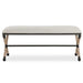 Firth Bench Rustic Iron-Furniture-Uttermost-Lighting Design Store