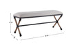 Firth Bench Rustic Iron-Furniture-Uttermost-Lighting Design Store