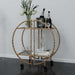Zelina Bar Cart Antique Gold-Furniture-Uttermost-Lighting Design Store