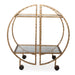 Zelina Bar Cart Antique Gold-Furniture-Uttermost-Lighting Design Store