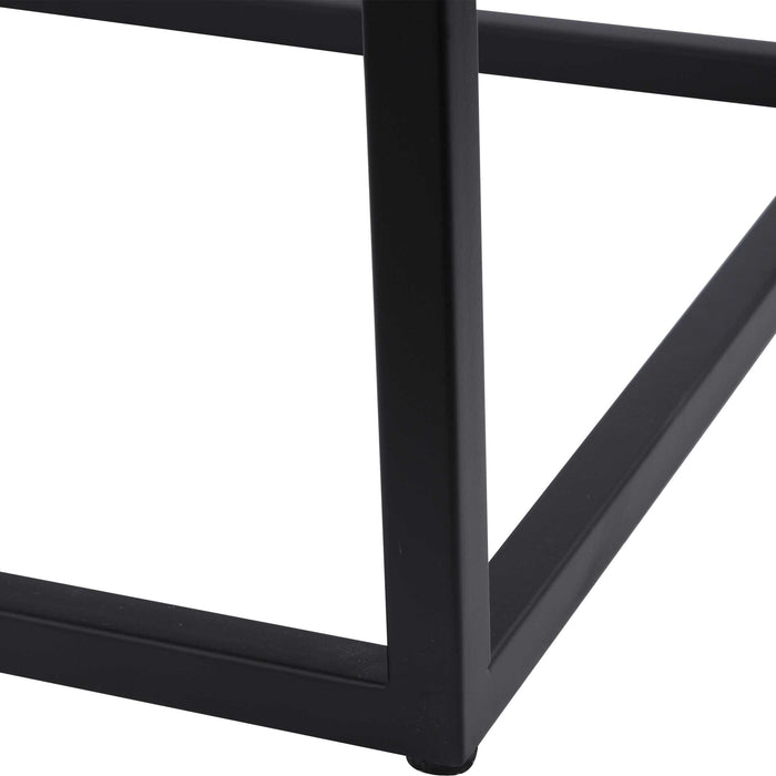 Gambia Plant Stand Aged Black-Furniture-Uttermost-Lighting Design Store