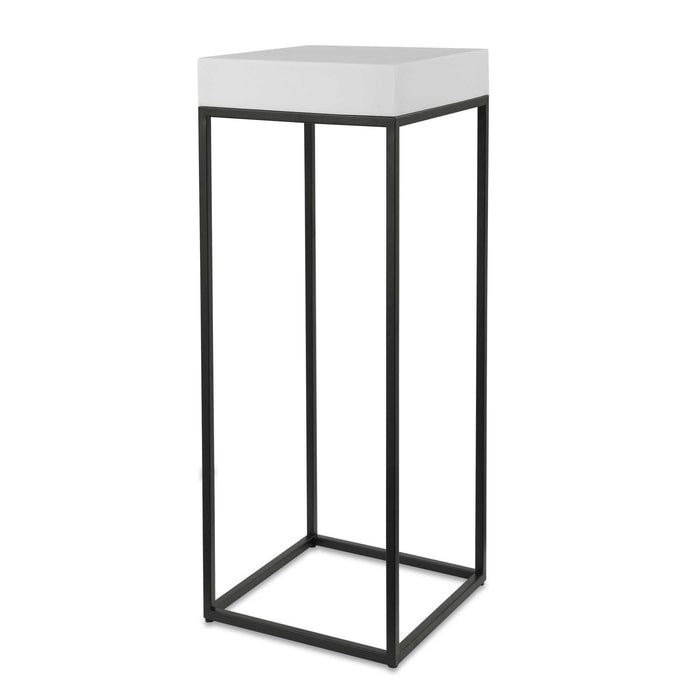 Gambia Plant Stand Aged Black-Furniture-Uttermost-Lighting Design Store